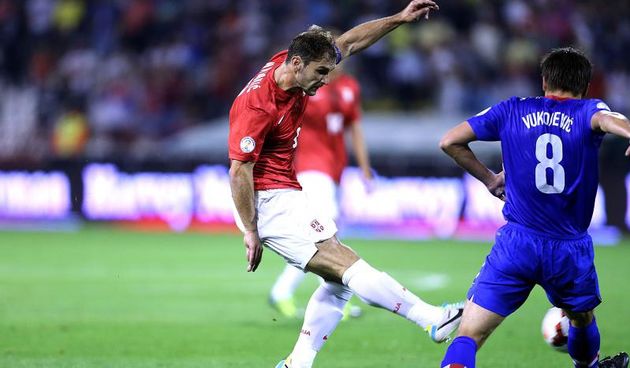 Beograd – Kvalifikacijska nogometna utakmica za Svjetsko prvenstvo 2014. u Brazilu, skupina A, Srbija – Hrvatska 1-1. Photo: Marko Lukunic/PIXSELL