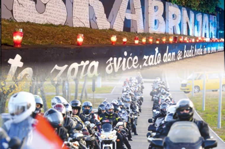 Bajkeri ponovno u mimohodu pijeteta: okupljanje na Branimirovoj obali i polazak prema Škabrnji Bajkeri ponovno u mimohodu pijeteta: okupljanje na Branimirovoj obali i polazak prema Škabrnji