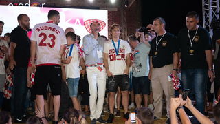 Veličanstven doček četvorice zadarskih Vatrenih