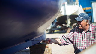 Jazine: Uređuju se barke i kaići, Foto: Saša Čuka