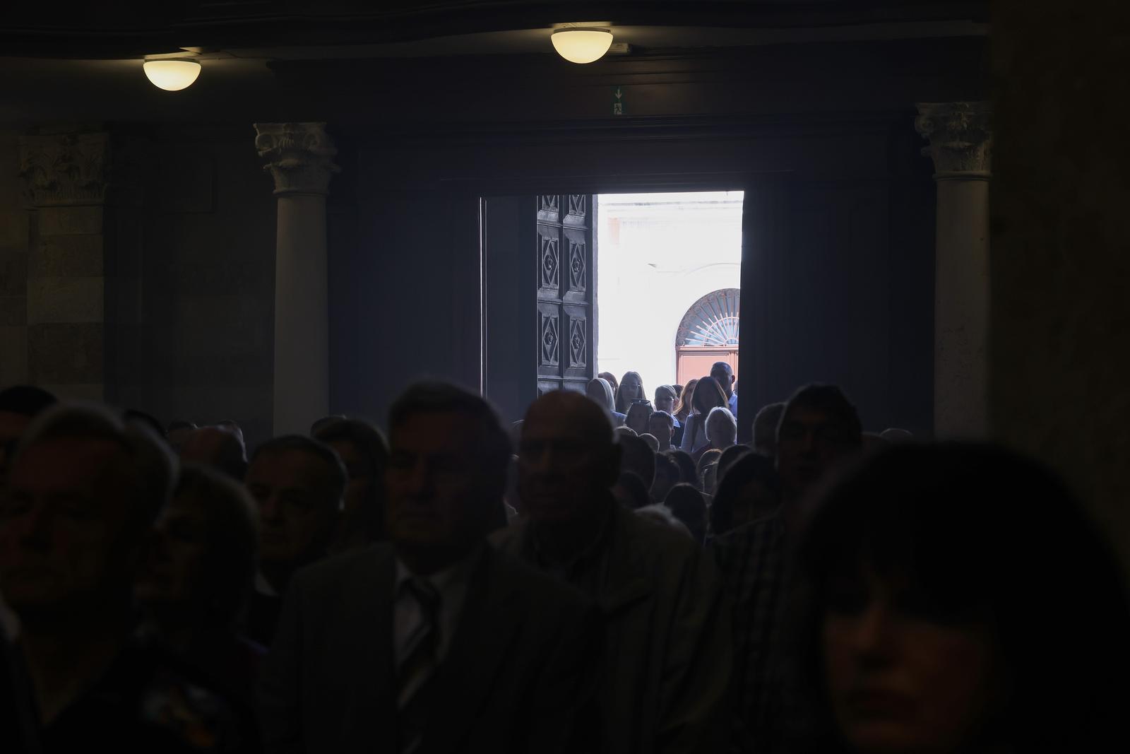 Uskršnja misa, katedrala Svete Stošije Uskršnja misa, katedrala Svete Stošije