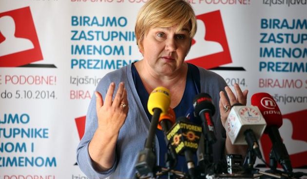 Zeljka Markic, predsjednica udruge. Photo: Robert Anic/PIXSELL