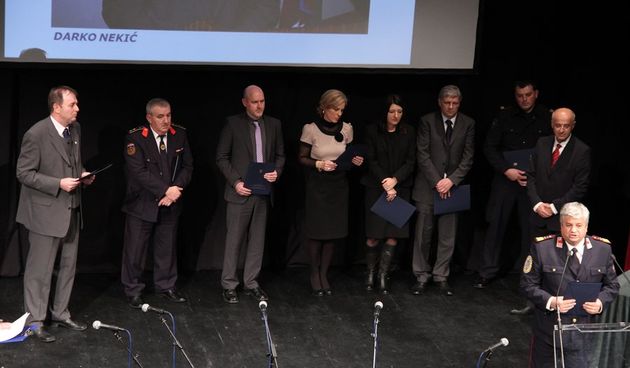 HNK Zadar: Dodjela priznanja za ”Naročiti pothvat u zaštiti i spašavanju” foto: I. Perinčić