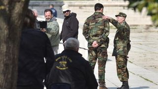 Snimanje scene iz filma “General” na zadarskom Forumu