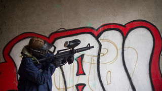 Paintball u Gaženici, 22. siječnja 2012. (foto:Saša Čuka)