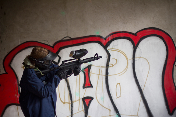 Paintball u Gaženici, 22. siječnja 2012. (foto:Saša Čuka)