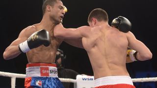 Svjetska boksacka liga, grupa B C1, kategorija 64 kg, Petar Cetinic (Croatian Knights) – Hassan Amzile (France Fighting Roosters).