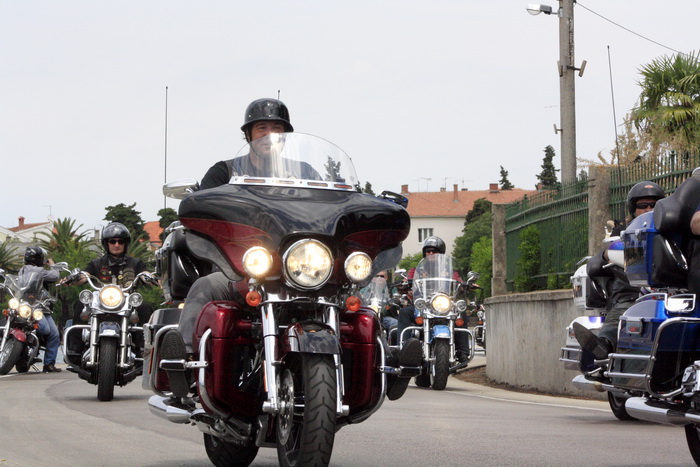 Povorka Harley Davidsona kroz Zadar 28. svibnja, Foto: Mladen Malik