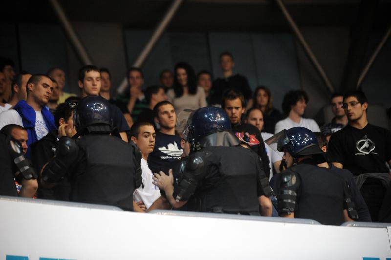 KC Drazen Petrovic, Zagreb – A1 Liga za prvaka, prva utakmica finala doigravanja. KK Cibona – KK Zadar. Photo: Danijel Kasap/PIXSELL KC Drazen Petrovic, Zagreb – A1 Liga za prvaka, prva utakmica finala doigravanja. KK Cibona – KK Zadar. Photo: Danijel Kasap/PIXSELL