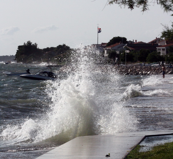 Tramontana u Diklu 18. srpnja 2009, Foto: Mladen Malik