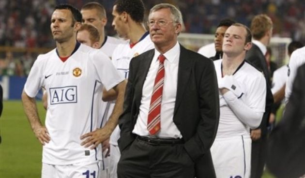 Giggs i Ferguson (Foto:AP Photo)