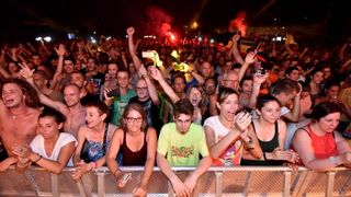 Manu Chao, jedan od najomiljenijih bendova na ovim prostorima, odrzali su veceras koncert na zadarskom Jazine Open Airu. Photo: Dino Stanin/PIXSELL Manu Chao, jedan od najomiljenijih bendova na ovim prostorima, odrzali su veceras koncert na zadarskom Jazine Open Airu. Photo: Dino Stanin/PIXSELL