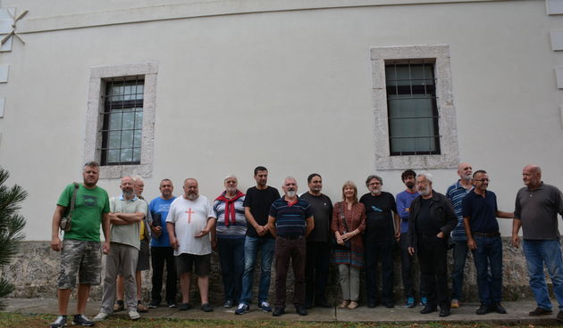 Švaljek, Ljubičić i Bilosnić na prvoj Likovnoj koloniji posvećenoj Zvonku Bušiću