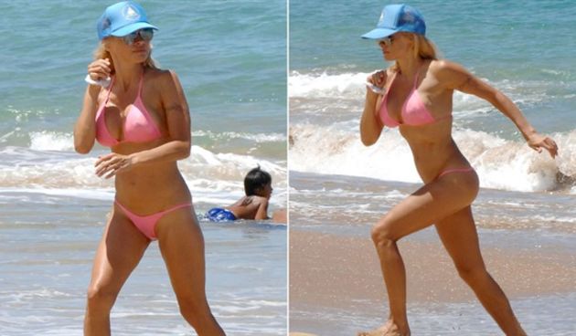 Opako seksi Pamela kao u Baywatch danima, foto: Stewy / starsurf / Splash News / Guliver/Splash Splash News (Foto)