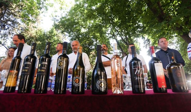 Božidar Longin, prijem za vinare