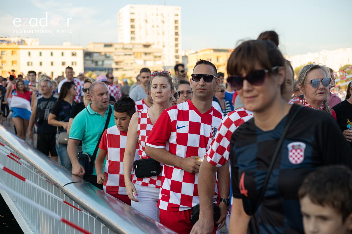 Veličanstven doček četvorice zadarskih Vatrenih Veličanstven doček četvorice zadarskih Vatrenih
