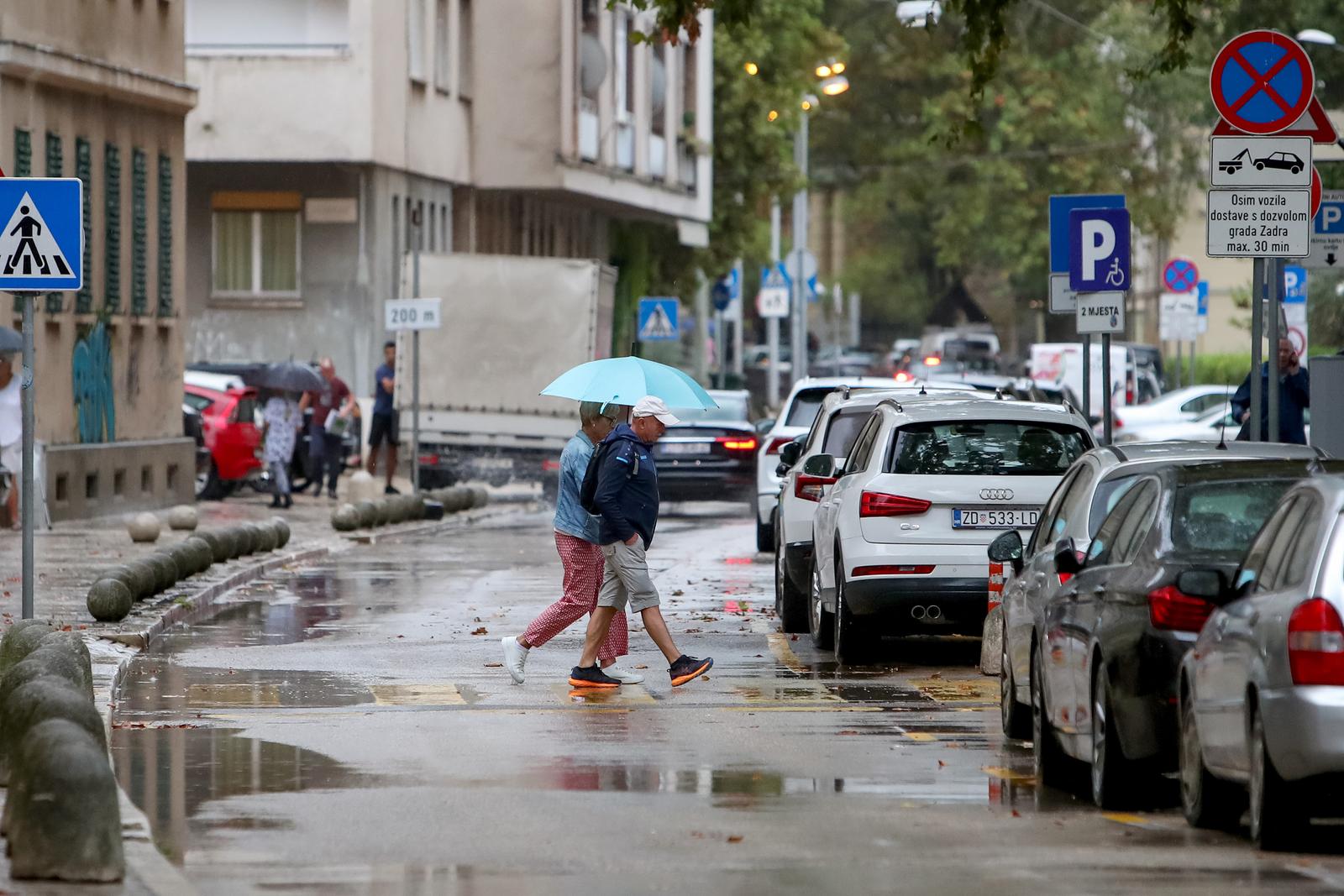 Kiša u Zadru