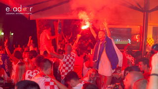 Zadar je gorio: Velika fešta nakon plasmana Vatrenih u finale Svjetskog prvenstva