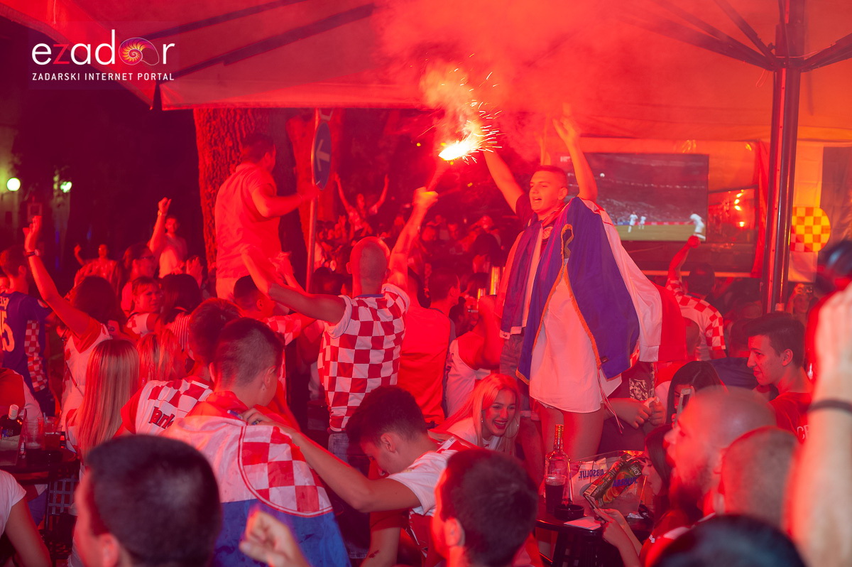 Zadar je gorio: Velika fešta nakon plasmana Vatrenih u finale Svjetskog prvenstva
