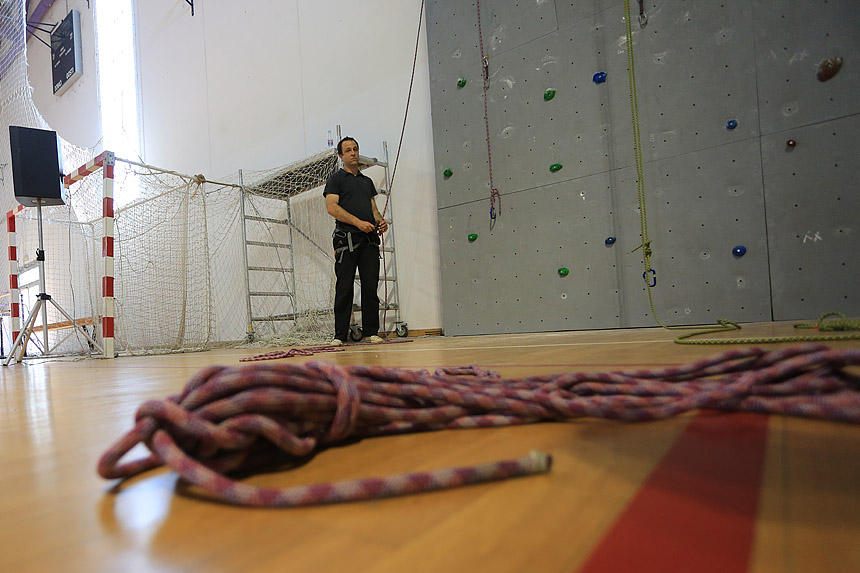 Bibinje: Natjecanje u sportskom penjanju na umjetnoj stijeni, foto: Leo Banić