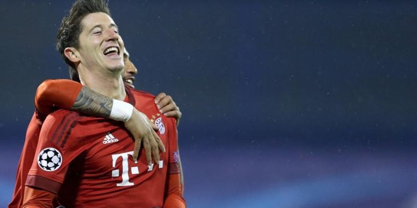09.12.2015., stadion Maksimir, Zagreb – UEFA Liga prvaka, skupina F, 6. kolo, GNK Dinamo – Bayern Muenchen. Robert Lewandowski. Photo: Goran Stanzl/PIXSELL 09.12.2015., stadion Maksimir, Zagreb – UEFA Liga prvaka, skupina F, 6. kolo, GNK Dinamo – Bayern Muenchen. Robert Lewandowski. Photo: Goran Stanzl/PIXSELL