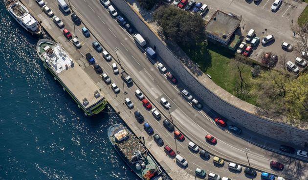 parking parkiralište poluotok