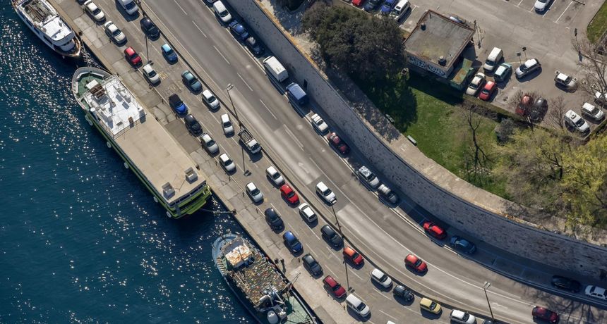 parking parkiralište poluotok