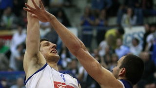 Zagreb, 150512.
KC Drazen Petrovic, Savska cesta.
Prva utakmica polufinala PH za kosarkase Cibona – Zadar.
Na fotografija: Damjan Rudez.
Foto: Ronald Gorsic / CROPIX Zagreb, 150512.
KC Drazen Petrovic, Savska cesta.
Prva utakmica polufinala PH za kosarkase Cibona – Zadar.
Na fotografija: Damjan Rudez.
Foto: Ronald Gorsic / CROPIX