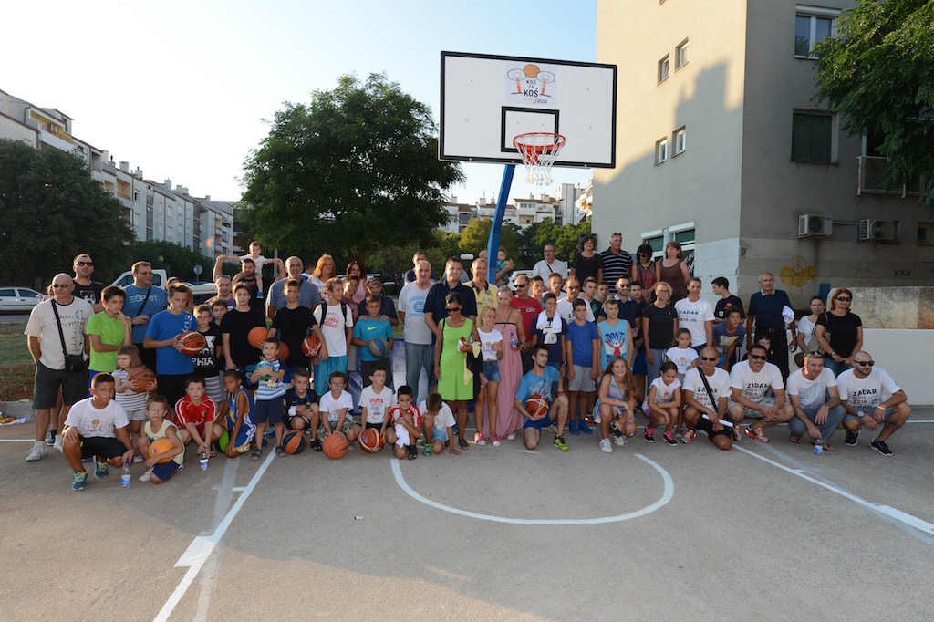 U sklopu nacionalnog projekta “Koš za koš” predan je prvi obnovljen košarkaški teren na zadarskom Bilom Brigu