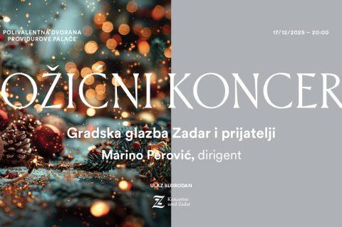 U Palačama božićni koncert Gradske glazbe Zadar uz goste