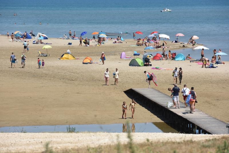 Kraljicina plaza u Ninu, jedna od najljepsih plaza u Hrvatskoj. Photo: Dino Stanin/PIXSELL