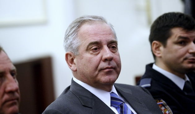 Zagreb, 040313.
Zupanijski sud.
Nastavak sudjenja Ivi Sanaderu i ostalima za slucaj Fimi media. Kao svjedok dosao je Ivan Suker.
Na fotografiji: Ivo Sanader.
Foto: Tomislav Kristo / CROPIX