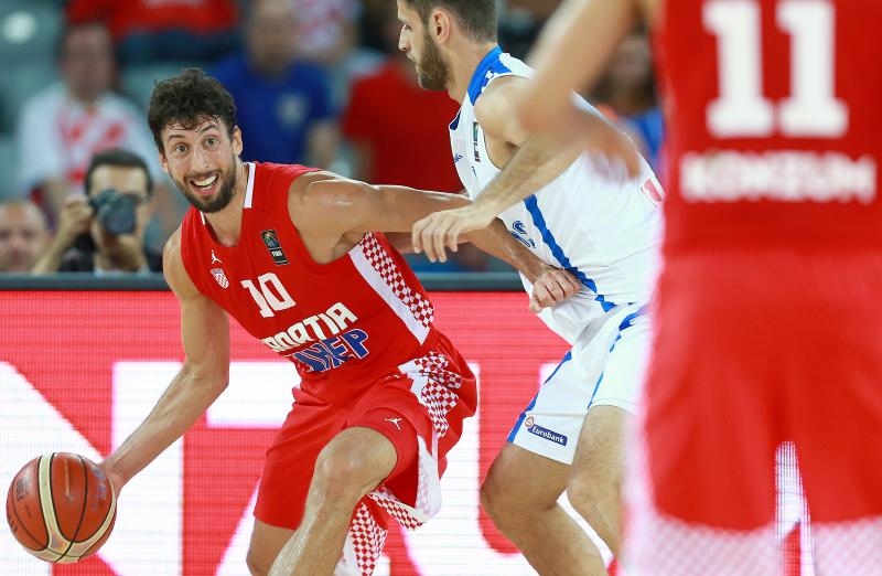 06.09.2015., Arena Zagreb, Zagreb – EuroBasket 2015., skupina C, 02. kolo, Grcka – Hrvatska. Foto: PIXSELL 06.09.2015., Arena Zagreb, Zagreb – EuroBasket 2015., skupina C, 02. kolo, Grcka – Hrvatska. Foto: PIXSELL