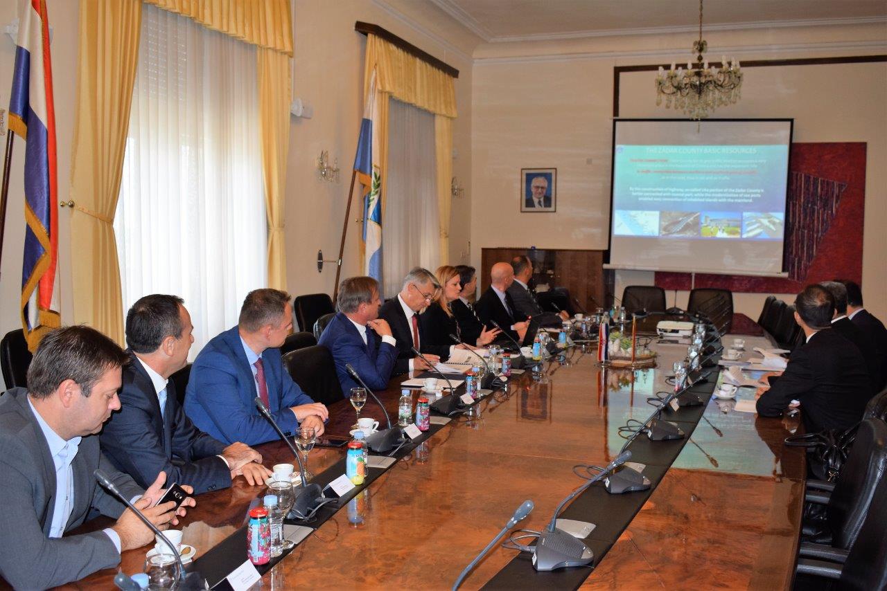 Veleposlanik Narodne Republike Kine Hu Zhaoming posjetio Zadar Veleposlanik Narodne Republike Kine Hu Zhaoming posjetio Zadar