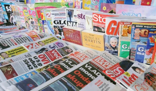 Novine na kiosku. Photo: Hrvoje Jelavic/PIXSELL