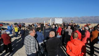 Pag: Prosvjed protiv ilegalnih berača samoniklog bilja, Foto: Filip Brala/PIXSELL