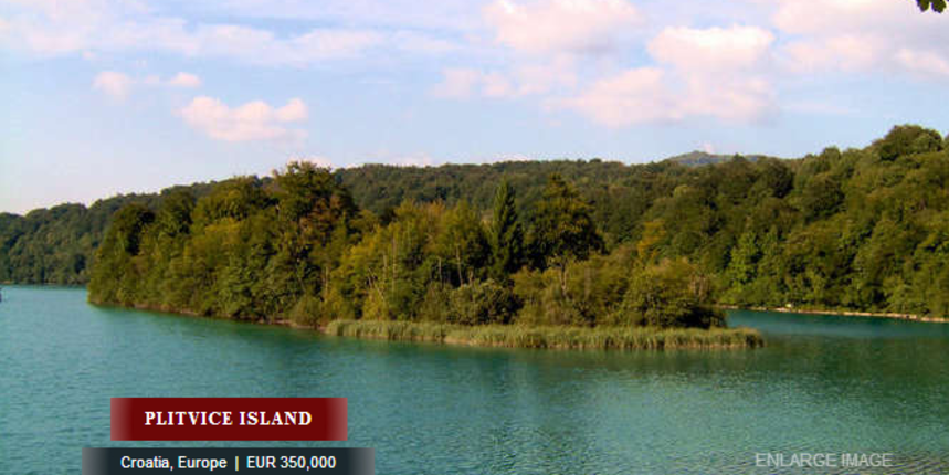 Prodaje se otok u sklopu NP Plitvička jezera Prodaje se otok u sklopu NP Plitvička jezera