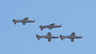 Šibenik: Akrobacijska grupa Krila oluje nakon 8 godina nastupila na Dječjem festivalu, Photo: Dusko Jaramaz/PIXSELL