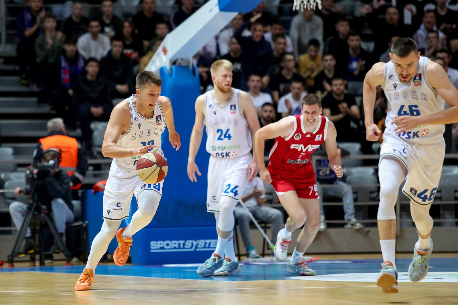 AdmiralBet ABA liga, 25. kolo: KK Zadar – KK FMP Soccerbet 72-75 AdmiralBet ABA liga, 25. kolo: KK Zadar – KK FMP Soccerbet 72-75