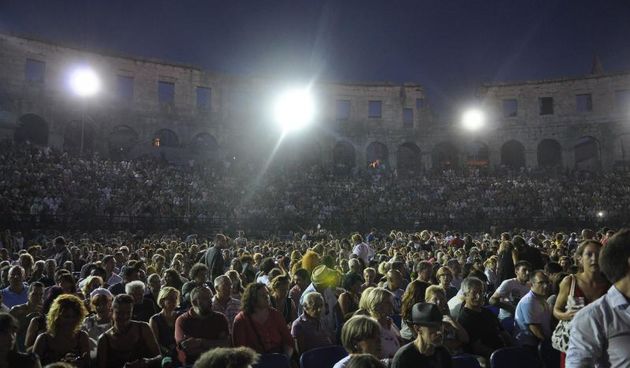 02.08.2013., Pula – Kanadski kantautor Leonard Cohen odrzao je koncert u prepunoj puslkoj Areni. Photo: Dusko Marusic/PIXSELL