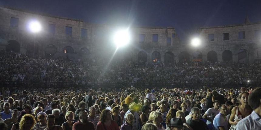 02.08.2013., Pula – Kanadski kantautor Leonard Cohen odrzao je koncert u prepunoj puslkoj Areni. Photo: Dusko Marusic/PIXSELL
