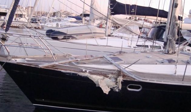 Sudar jahti u Pašmanskom kanalu