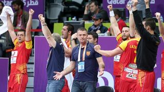 Doha, Katar – 24. svjetsko rukometno prvenstvo, 4. kolo, grupa B, Makedonija- Hrvatska. Photo: Goran Stanzl/PIXSELL