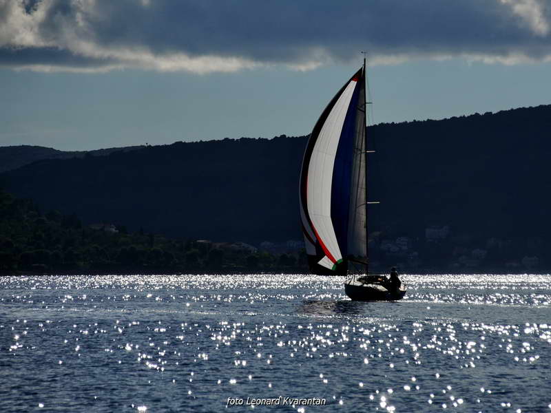 Zadarska Koka 2016. gledana s mora. Foto: Leonard Kvarantan Zadarska Koka 2016. gledana s mora. Foto: Leonard Kvarantan