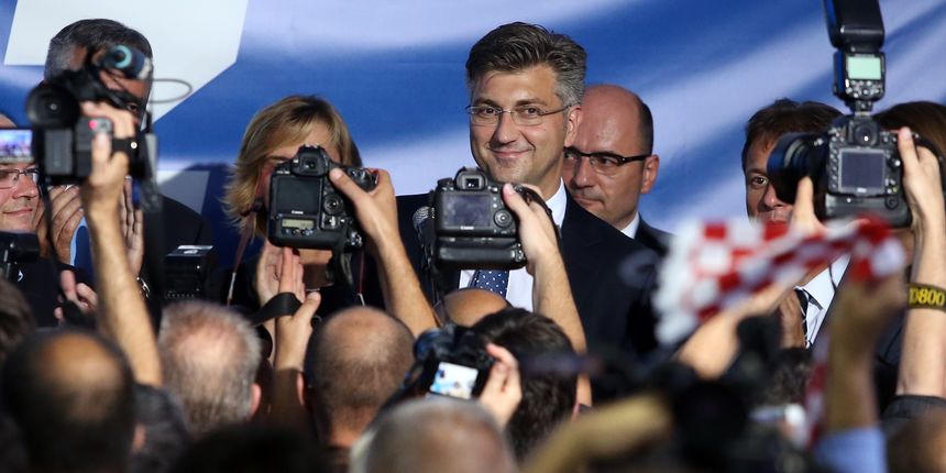 Andrej Plenković nakon pobjede HDZ-a na izvanrednim parlamentarnim izborima
