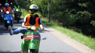 Vespa klub Zadar u Austriji, foto-klub Scooterie Liebnitz