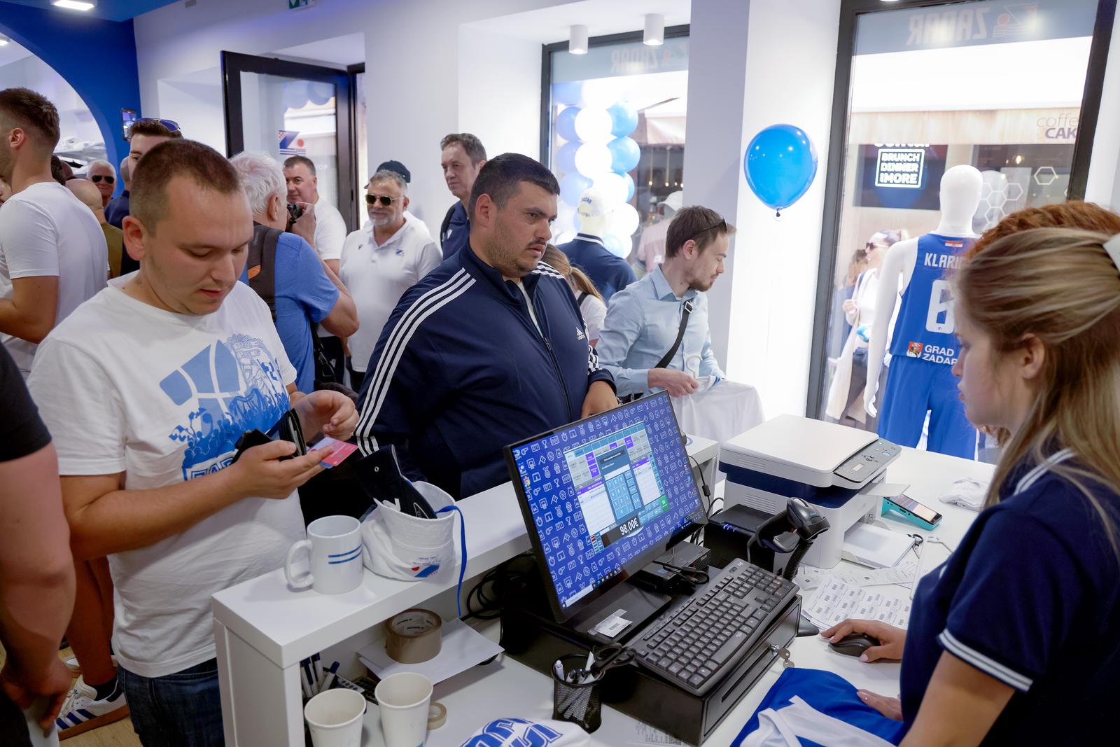 Otvorenje Fan shopa KK Zadar