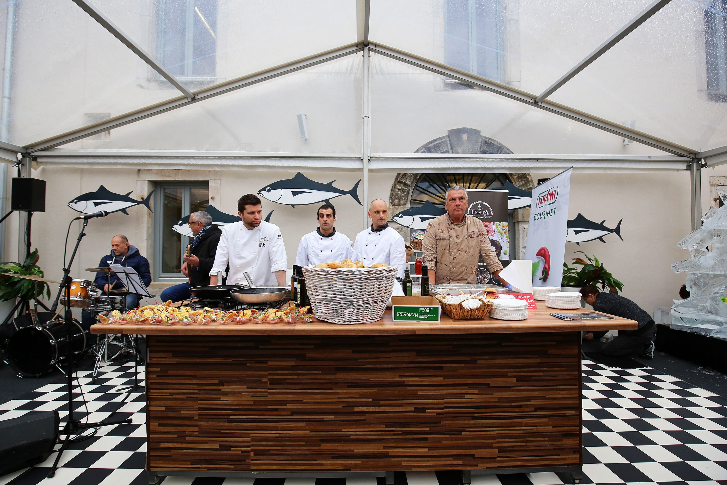 Otvaranje eno-gastro kutka u atriju palače Cedulin u Zadru