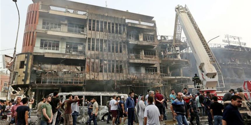 Samoubilački napad u Bagdadu. Foto: Hina Samoubilački napad u Bagdadu. Foto: Hina