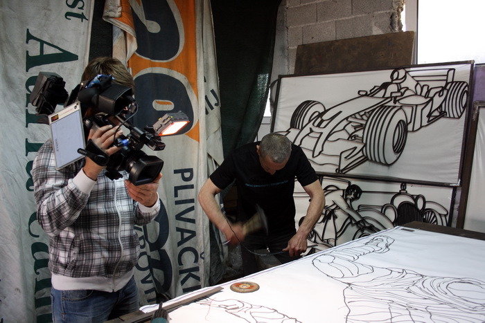 Kako stvara Goran Knezevic, Foto: Mladen Malik